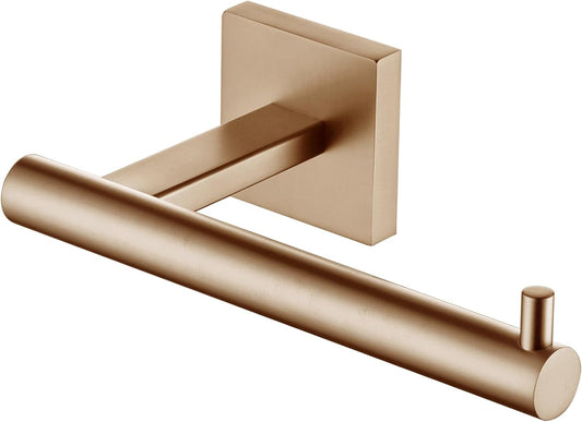 KOKOSIRI Toilet Paper Holder Champagne Bronze Toilet Roll Holder Hold Mega Rolls Kitchen Bathroom Tissue Paper Dispenser Stainless Steel, B2005CPG