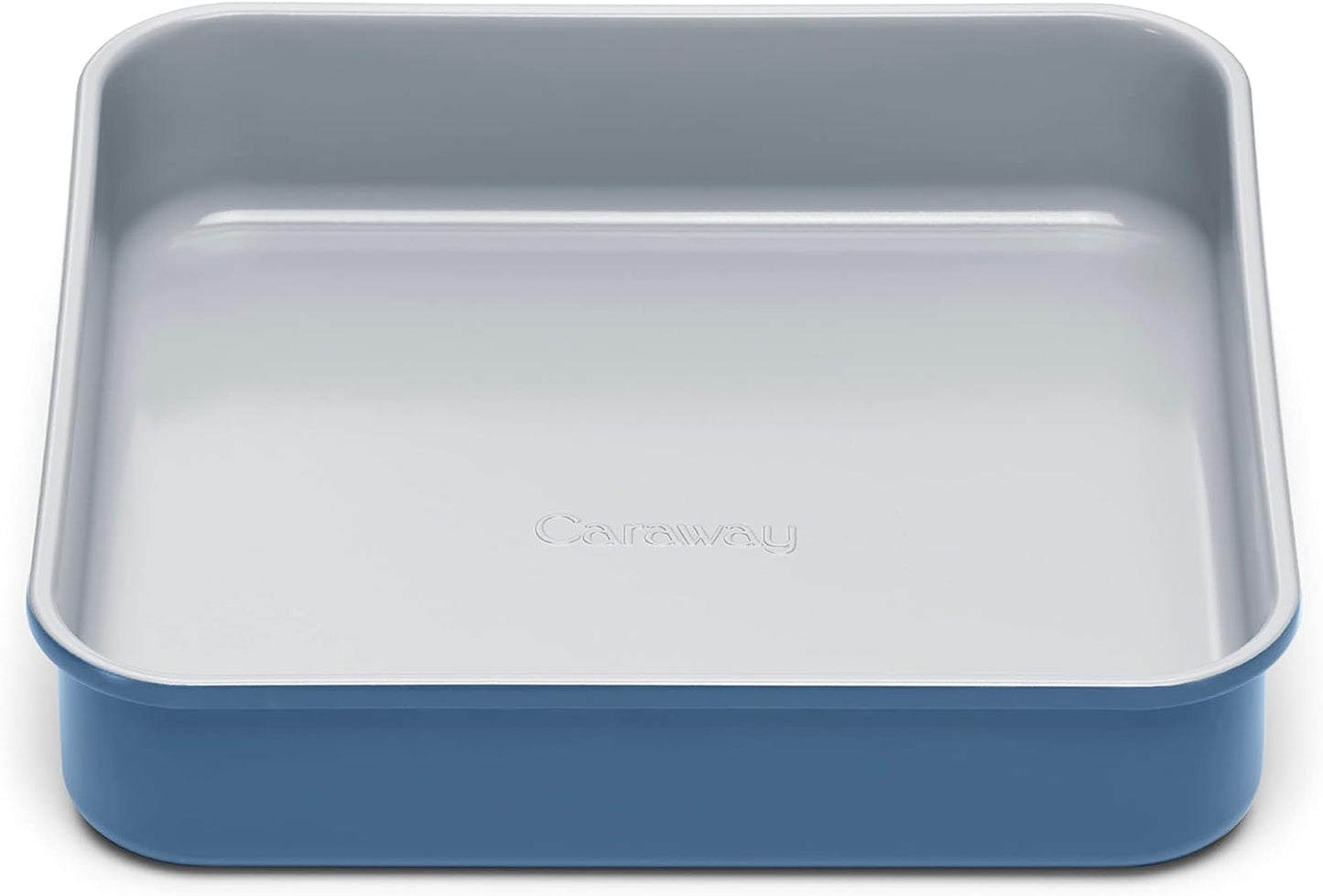 Caraway Non-Stick Ceramic 9” Square Pan - Naturally Slick Ceramic Coating - Non-Toxic, PTFE & PFOA Free - Perfect for Brownies, Lemon Bars, Cakes, & More - Slate