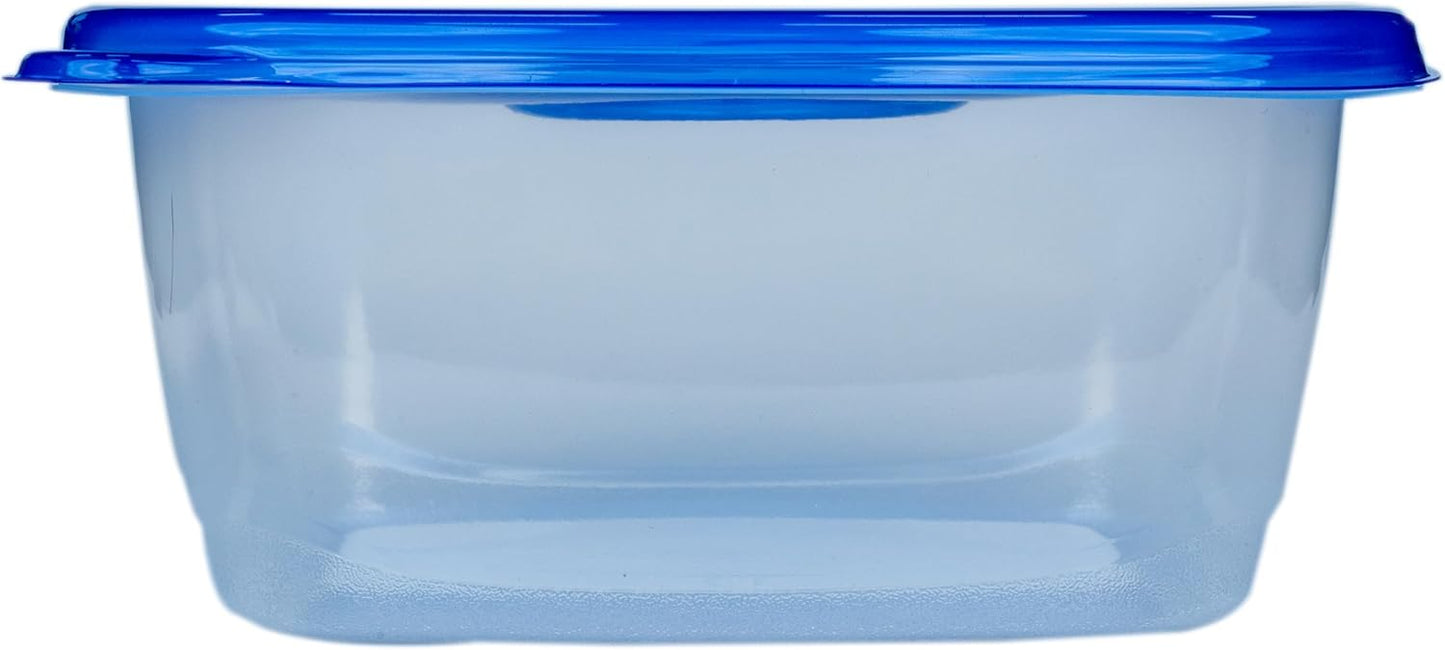 Glad GladWare Deep Dish Food Storage Containers, Large Rectangle - Meal Container Holds up to 64 Ounces of Food - Lock Tight Seal, 3 Count