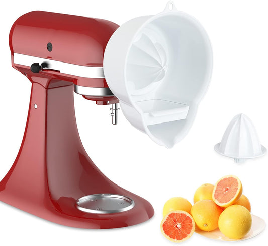 Juicer Attachment for Kitchenaid Stand Mixer with 2 Size Reamer,Juicer for Kitchenaid Stand Mixer Citrus Juice Attachment Accessories by InnoMoon