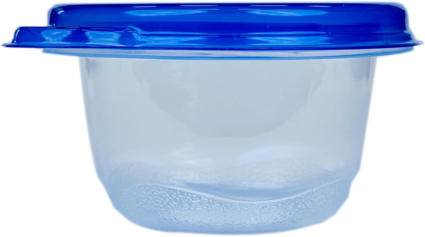 Glad GladWare Mini Round Food Storage Containers - Small Meal Container Holds up to 4 Ounces of Food - Lock Tight Seal, 8 Count