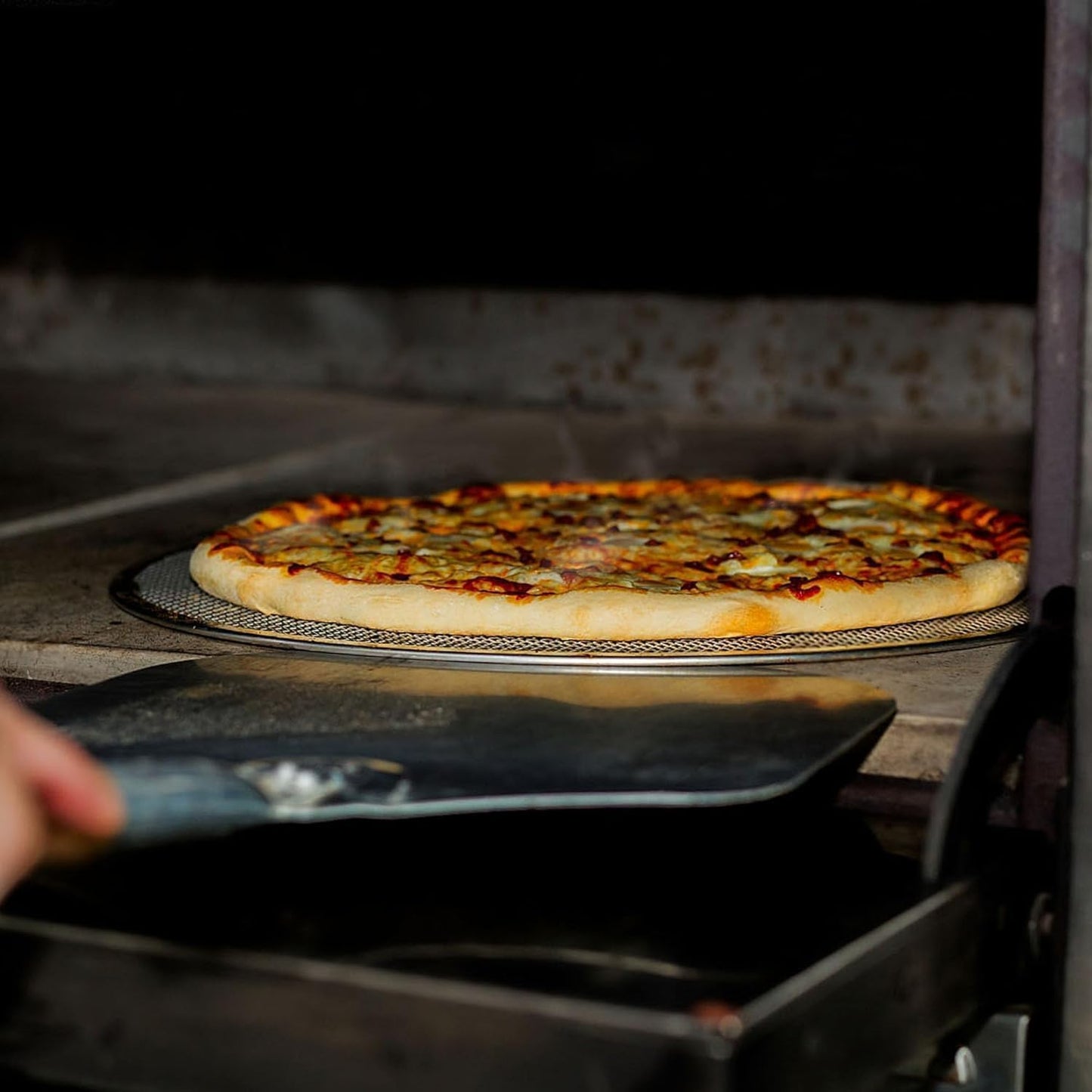 8-inch Aluminum Pizza Screen | Commercial Grade Pizza/Baking Screen for Oven | Pizza Baking Tray for Home And Restaurant | Round, Aluminum, 8-inch [1PK]