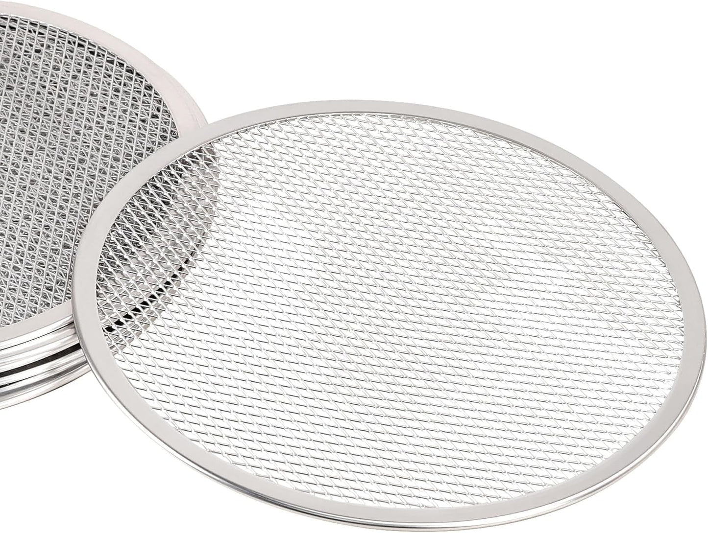 13-inch Aluminum Pizza Screen | Commercial Grade Pizza/Baking Screen for Oven | Pizza Baking Tray for Home And Restaurant | Round, Aluminum, 13-inch [1PK]