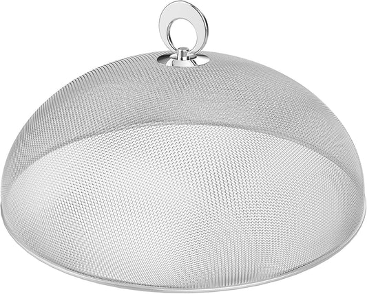 Food Tents 1pc Mesh Food Cover, Stainless Steel Food Tent, Large Screen Food Cover, Metal Mesh for Indoor Outdoor Picnic Caming (15.7inch/ 40cm) Picnic Accessories