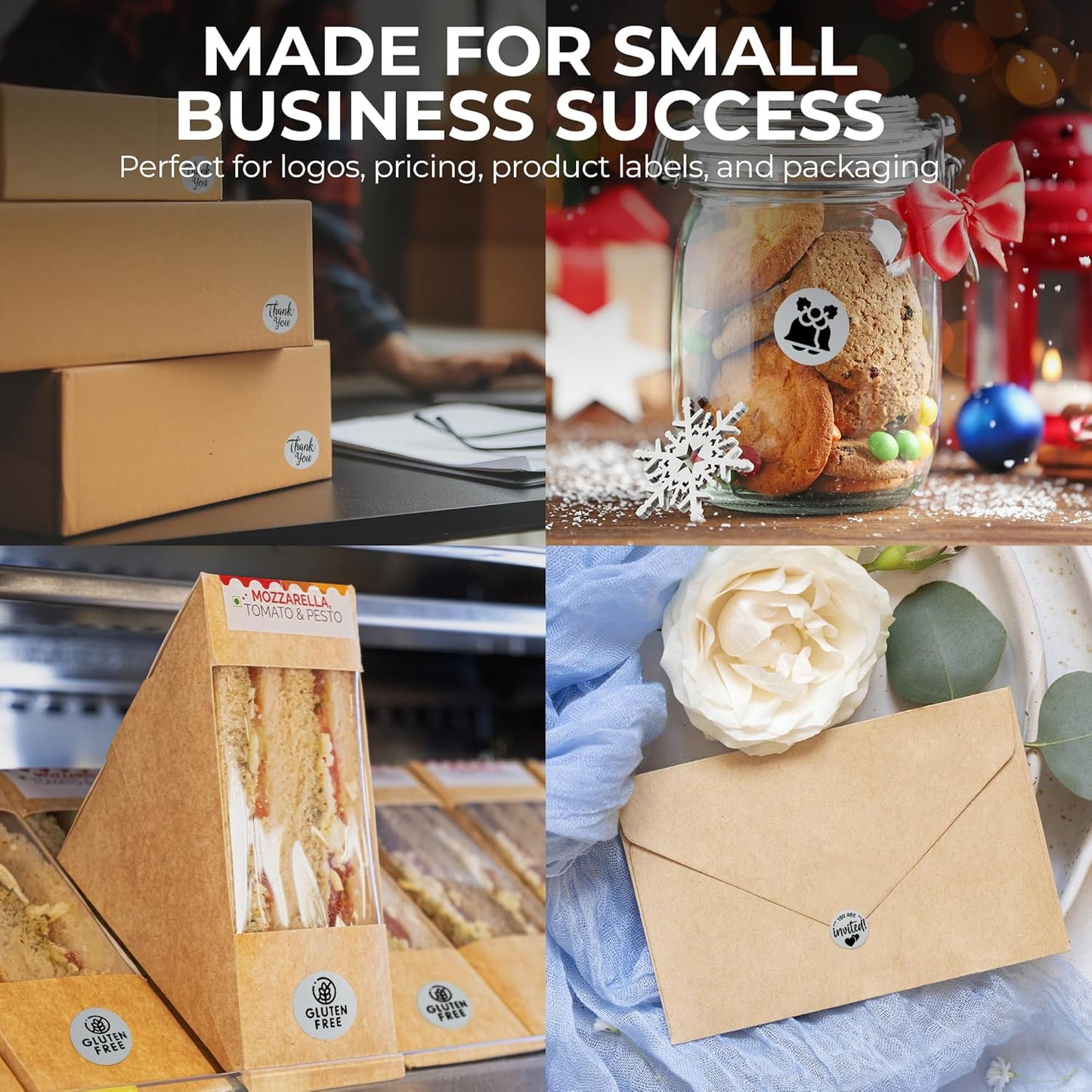 Perco Grey 1-Inch Perforated Circle Dot Thermal Sticker Labels — 735 Stickers/Roll, Direct Thermal Printer Compatible—with Permanent Adhesive for Color Coding, Garage Sales, Crafts—Made in USA