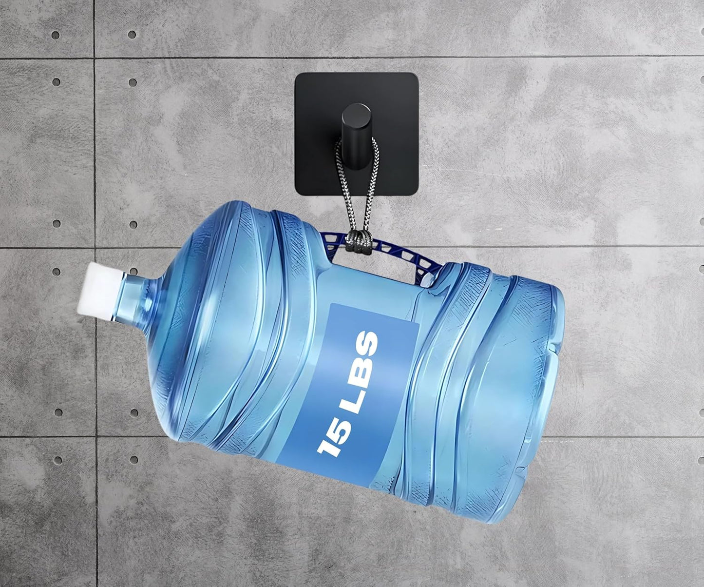 Adhesive Hooks- 4 Pcs, Towel Hooks for Inside Shower, Heavy-Duty Adhesive Wall Hook, Rust-resitant Hooks for Hanging, Sticky Hook for Walls No Damage (Black)