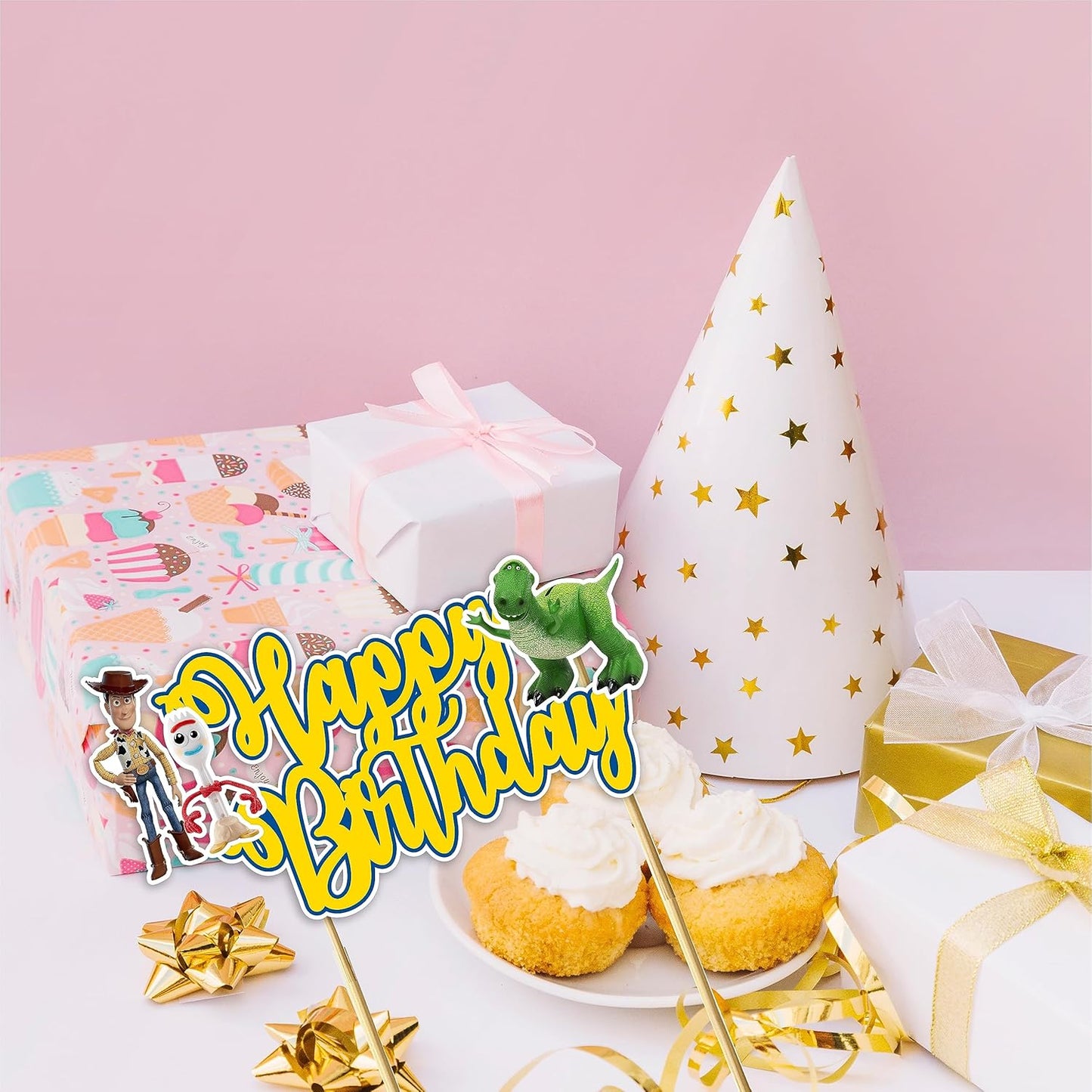 Seyal® Toy stry Happy Birthday Cake Topper